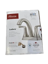 Pfister Ladera 4 in. Centerset Double Handle Bathroom Faucet in Brushed Nickel