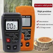 Digital LCD Wood Moisture Meter Detector Tester Wood Firewood Paper Cardboard