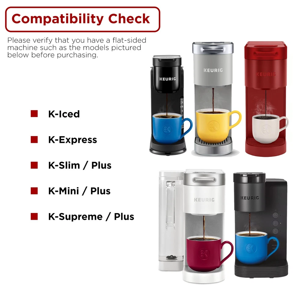 Organizador de tazas K para cafeteras Keurig de un solo servicio (K-Mini) soporte para 10 cápsulas Foto 2 de 4