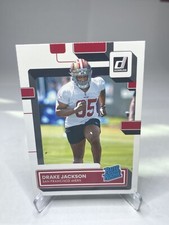 2022 Donruss Rated Rookie Base #379 Drake Jackson RC San Francisco 49ers