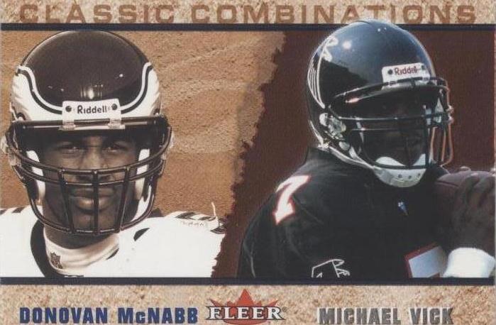 2002 Fleer Tradition Donovan McNabb Michael Vick #13 CC - 1 of 2