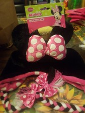 New with Tags NWT Disney Minnie Mouse Peruvian Beanie Laplander Hat