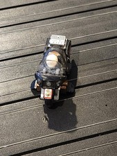 TYCO HO SCALE SLOT CAR RED HARLEY DAVIDSON BIKE RUNS