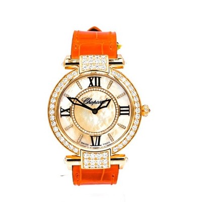 Chopard Montre Imperiale 750/Roségold Lederband Autom. Full Set 2025 Ungetragen!