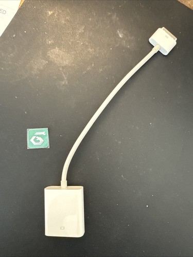 Apple 30-pin to VGA Adapter MC552ZM/B A1368 For IPod IPad Genuine OEM Used
