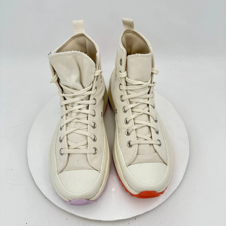 Converse Run Star Hike Hi Women Size 10 A01583C Embroidered Floral Platform Shoe - Image 3 of 4