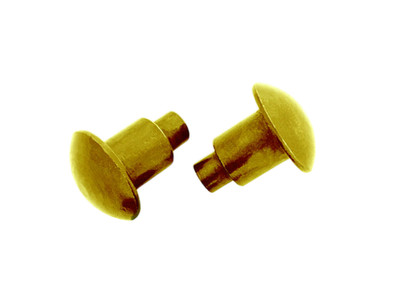 Partrade Cowboy Tack Brass Spur Buttons   Western Spur Strap Hardware Set