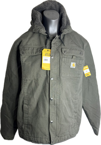 Carhartt 103826-M0S Washed Duck Bartlett Jacket Moss Large Tall (New with Tags)