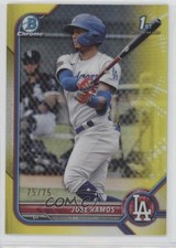 2022 Bowman Chrome Prospects Yellow Refractor 75/75 Jose Ramos #BCP-129 d4v