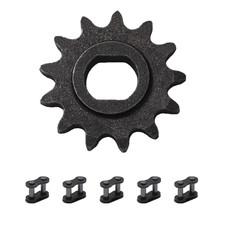 Upgraded 25H Chain 13T Teeth Motor Sprocket Master Link Replacement for Razor MX