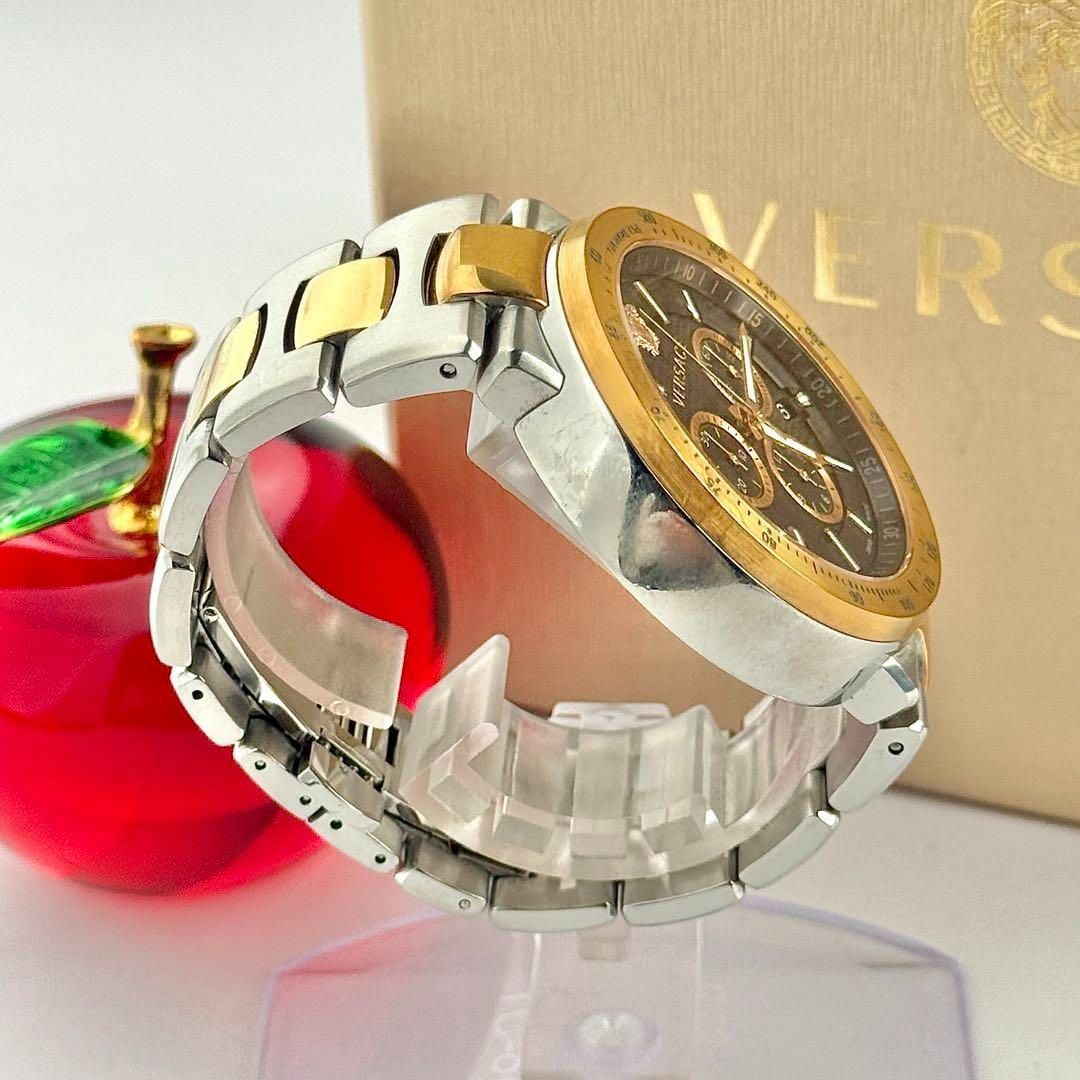 Versace Medusa Mystique Sport Chronograph Men's Watch New Battery 734 From Japan thumbnail 5