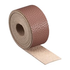 Leather Straps for Crafts, 1" Wide Full Grain Leather Strips Coffee