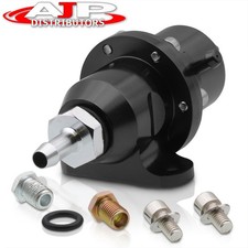 Black Adjustable Fuel Pressure Regulator Kit For Acura Honda Dohc B16 B18 B20