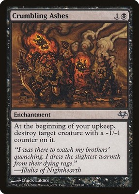MTG Crumbling Ashes Eventide Magic the Gathering