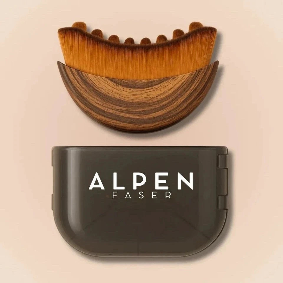 Alpenfaser™ Gesichtsbürste Lymph Massagebürste Anti-Augenringe Aluvea Face Brush