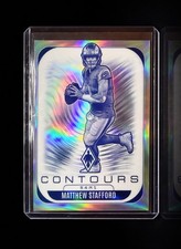 2025 Panini Phoenix Contours Matthew Stafford Silver Holo Prizm – Los Angeles 