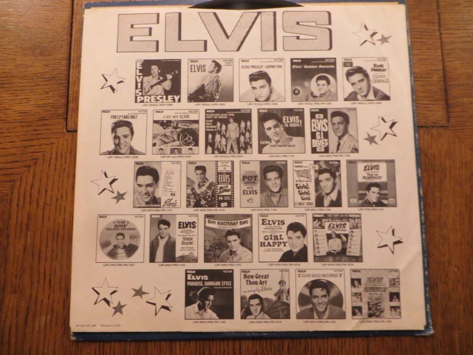 Elvis Presley – Elvis Is Back! - 1977 - RCA Victor LSP-2231 Vinyl LP VG/VG Foto 4 de 4