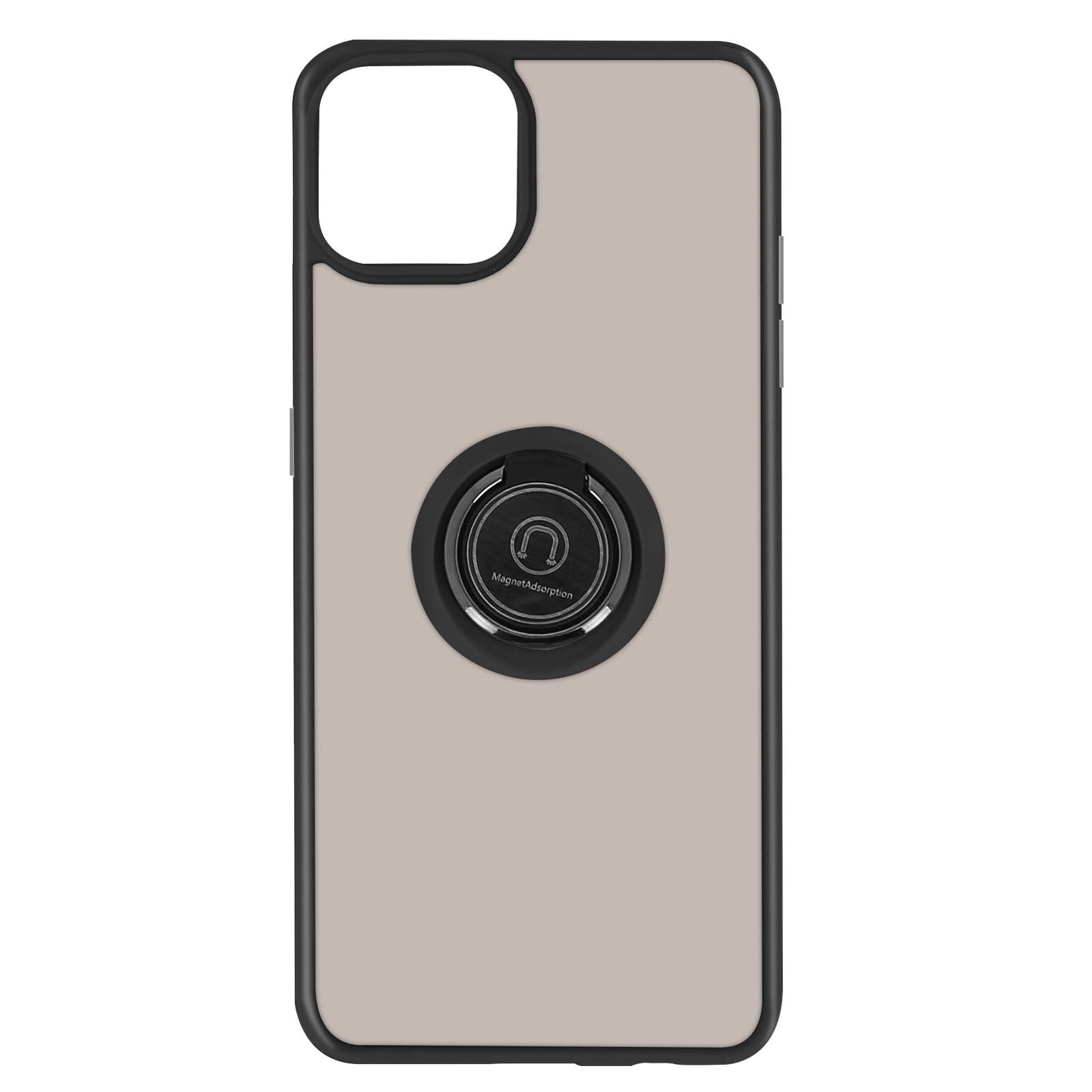 Coque iPhone 13 Mini hybride antichoc rigide silicone avec anneau