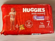 Huggies Little Movers Disney Baby Diapers, Size 7 - 14 Count, Unisex Over 41 Lb