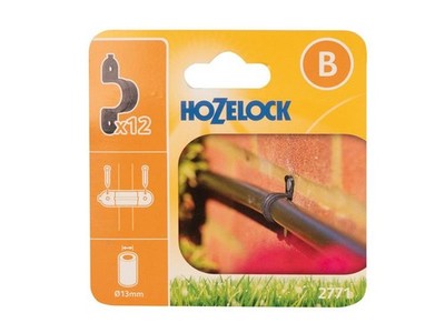 Hozelock 2771 Wand Clip 13Mm (Pack 12) HOZ27710012