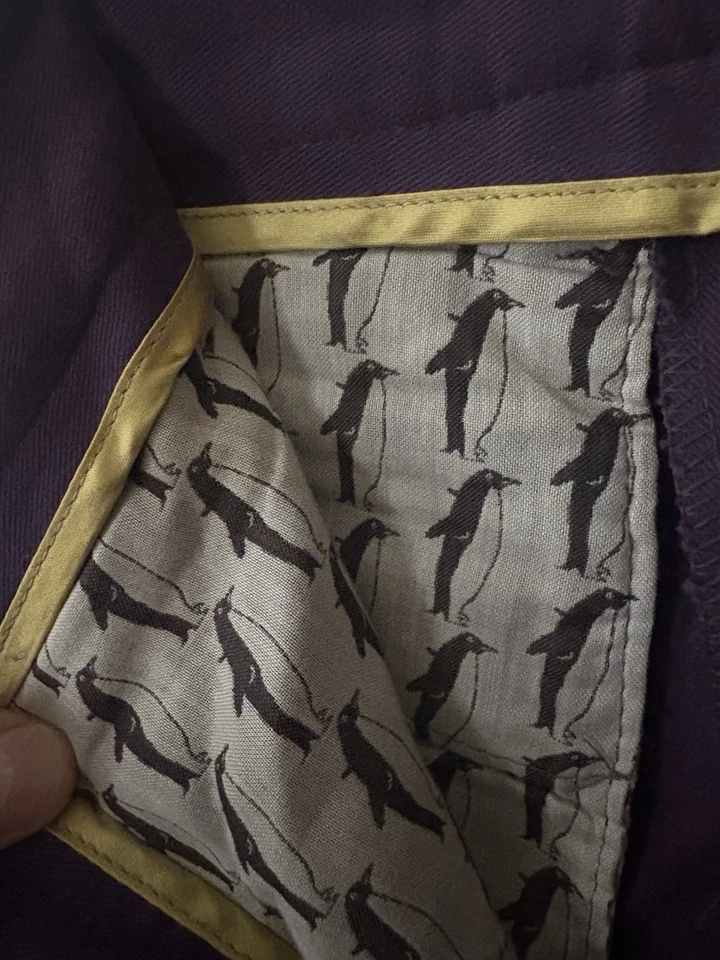 Etro 46 Men’s Purple Pants Made In Italy - Image 4 of 4