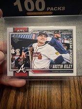 2026 Topps Series 1 Celebration #238 Austin Riley Dugout Peeks SSP - Braves