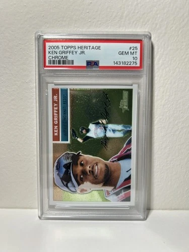 2005 Topps Heritage Chrome #’d /1956 Ken Griffey Jr. PSA 10 - Cincinnati Reds