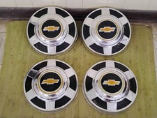 73-87 Chevy Truck 34 Ton Dog Dish 12 Hub Caps Set Of 4 C20 16 16.5