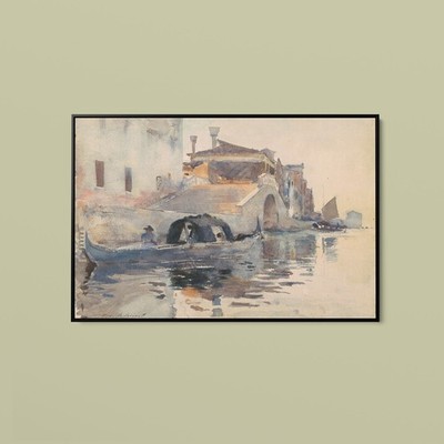 John Singer Sargent - Ponte Panada, Fondamenta Nuove, Venice - Paper or Canvas