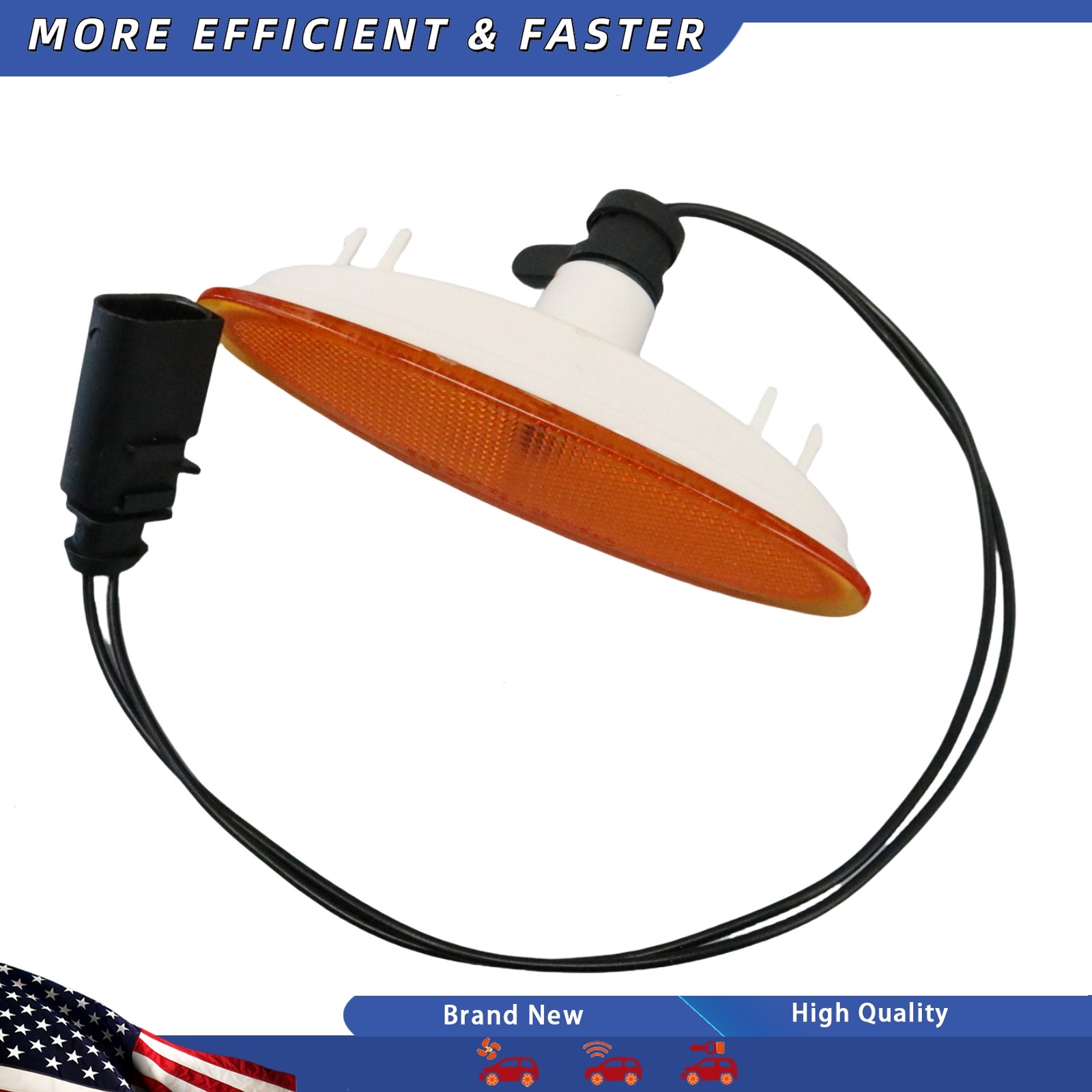 Front Bumper Left + Right Side Marker Light Fit Bentley Continental GT GTC 04-11