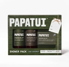 Papatui Men's Shower Pack Lush Coconut Gift Set $34 MSRP