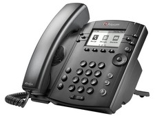 Polycom VVX 300 Series Business Media Desktop Phone - Black 2200-46135-025 
