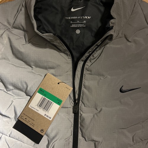 Nike Therma-Fit ADV Reflective Silver Running Vest Men’s Size XL FZ1131-035 - Picture 6 of 6