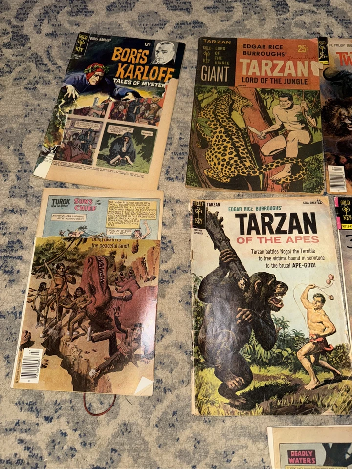 Лот товаров Золотой Ключ Тарзан, Турок, Близнецы из Джунглей, Затерянные в Космосе, Могучий Самсон + - Изображение 2 из 4