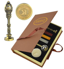 Creative Romantic Stamp Maker Classic Old-Fashioned Style Brass Color Wax Seal S
