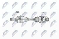 NTY Antriebswelle NPW-HD-062 FüR Honda
