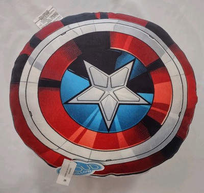 Marvel Captain America Brave New World Shield Soft Cloud Travel Pillow 15''