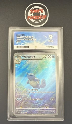 Pokemon TCG Wartortle 171/165 151 Ace 9