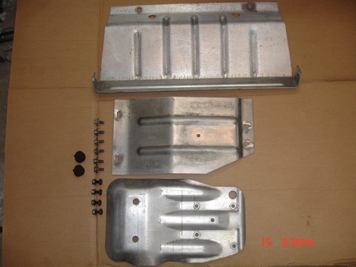 1988-1994 GMC Chevy C/K Truck, Suburban OEM 4WD ALUMINUM SKID PLATE SET