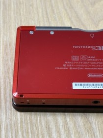Excellent Nintendo 3DS Flare Red Handheld Console Tested Working Console Only
