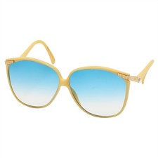 Christian Dior Sunglasses Eyeglasses Beige Blue Women F457