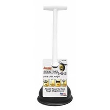 Korky Plunger, 9-1/4" Handle L, Plastic