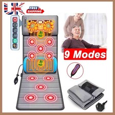 Comfier Massage Mat ,Heat Pad Full Body Massage Bed With Shiatsu Neck Massag UK