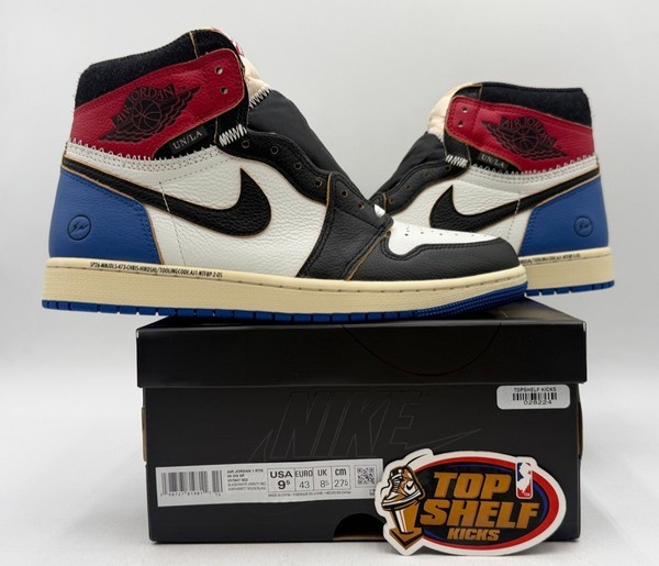 New DS Nike Air Jordan 1 Retro High Og SP Fragment Union LA Royal Size 9.5 