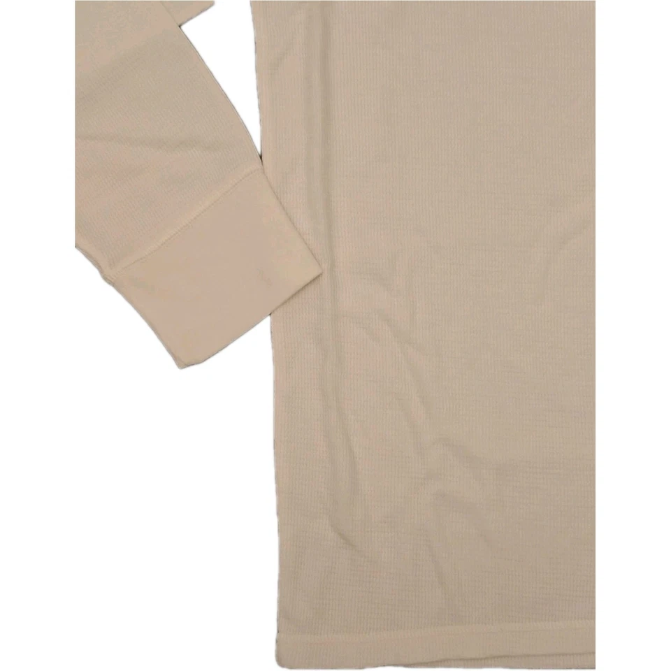 Новая мужская вафельная вязаная футболка Polo Ralph Lauren Henley Thermal с круглым вырезом размер 2XL - Изображение 4 из 4