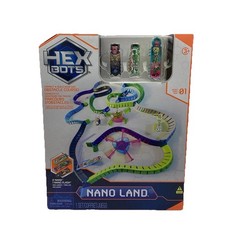 Hex Bots Nano Land Set with 2 Nano and 1 Nano Flash Series 1
