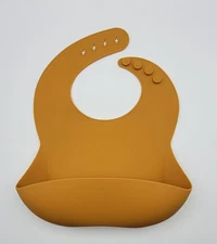 Moonkie Silicone Bib Soft Adjustable Fit Waterproof Feeding Bibs BPA-Free 