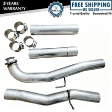 Fits 2015.5- 2016 Chevy Gmc Sierra 2500 3500hd 6.6l Duramax 4 Exhaust Pipe Fits 2015.5- 2016 Chevy Gmc Sierra 2500 3500hd 6.6l Duramax 4 Exhaust Pipe