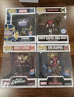 4pk-Funko Pop 8in Marvel Vinyl Figures Lot New Sealed- Deadpool-Thanos-Carnage