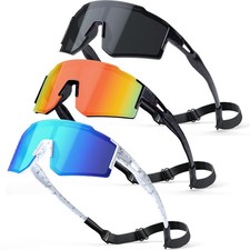Kids Sunglasses,Youth Baseball Glasses for Boys Girls Age 6-14,Sports UV Prot...
